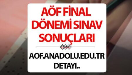 AÖF imtihan sonuçları açıklandı mı? Gözler Anadolu Üniversitesi Açıköğretim Fakültesinde