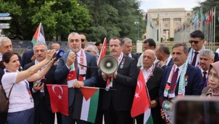 Bakan Işıkhan’dan Cenevre’de Filistin’e takviye
