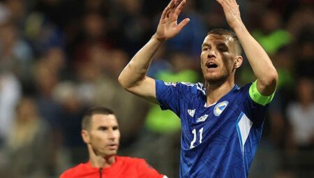 Bosna-Hersek 3 puanı Edin Dzkeo ile aldı!