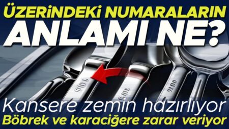 Çatal, kaşık ve bıçakların üzerindeki numaraların sırrı ne? ‘Zamanla böbrek ve karaciğere ziyan veriyor, kansere taban hazırlıyor’