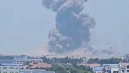 Çin’de dehşetli patlama: Kimya fabrikası cehenneme döndü