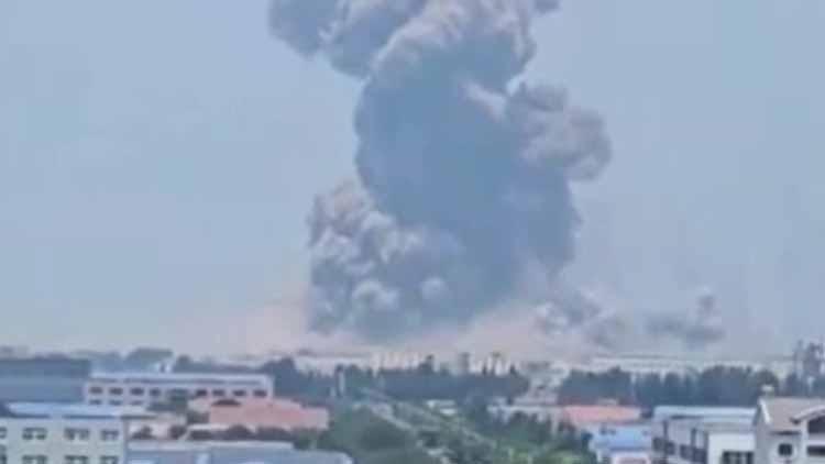 Çin’de dehşetli patlama: Kimya fabrikası cehenneme döndü