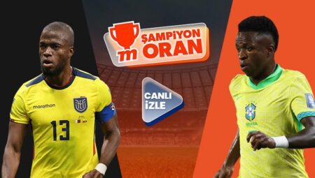 Ekvador, Dünya Kupası Elemeleri’nde Brezilya’yı konuk edecek! Kritik maçın heyecanı canlı yayın, canlı sohbet ve Şampiyon Oranlar ile Misli’de