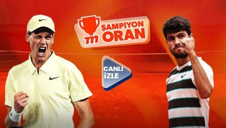 Fransa Açık’ta Şampiyon Belirli Oluyor. Müsabakanın Tutkusu Şampiyon Oranlar ve Canlı Yayın ile Misliyle Misli’de!