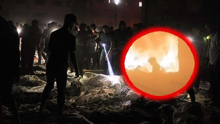 Gazze’de mucize kurtuluş! Alevlerin içinde sağ çıktı… ‘Filistinliler bizi affetsin’
