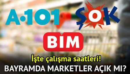 Kurban Bayramı market çalışma saatleri 2025 || Bayramın 1. günü marketler açık mı, kapalı mı, saat kaçta açılıyor ve kapanıyor? Bayramda ŞOK, BİM, A101 açık mı?