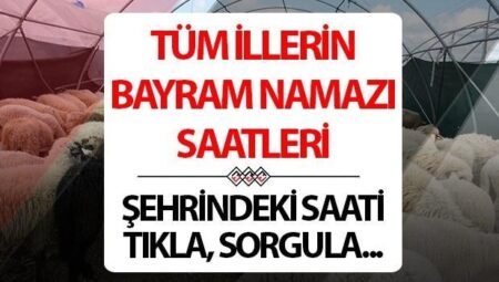 KURBAN BAYRAMI NAMAZI SAATİ 2025 VİLAYET İL | Kurban Bayramı namazı saat kaçta kılınacak, ne vakit? Diyanet bayram namazı saatleri İstanbul, Ankara, İzmir ve tüm vilayetler için muhakkak oldu!