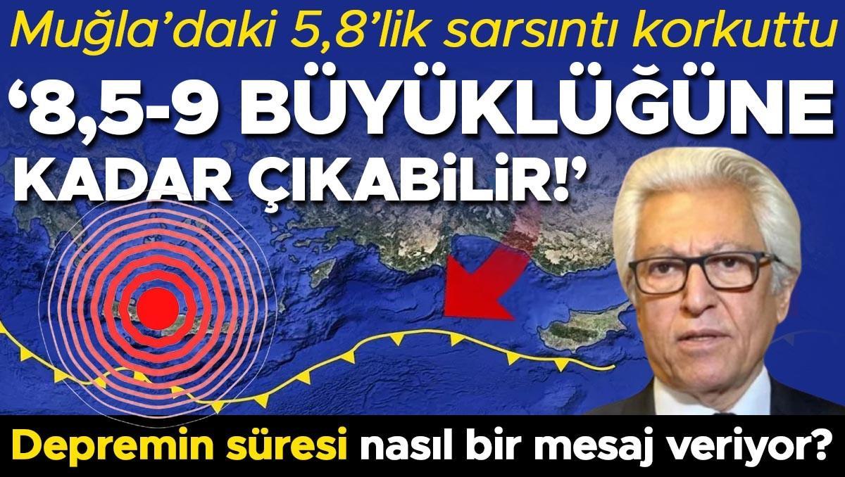 Muğla’daki 5,8’lik sarsıntı korkuttu: ‘8,5-9 büyüklüğüne kadar çıkabilir!’ Sarsıntının mühleti nasıl bir ileti veriyor?
