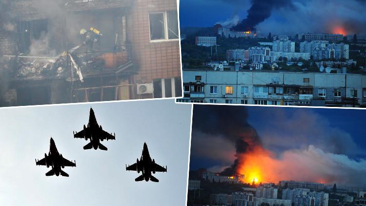 NATO uçakları Rusya’ya karşı alarma geçti: ‘Şu ana kadar görülmüş en büyük hava taarruzu’