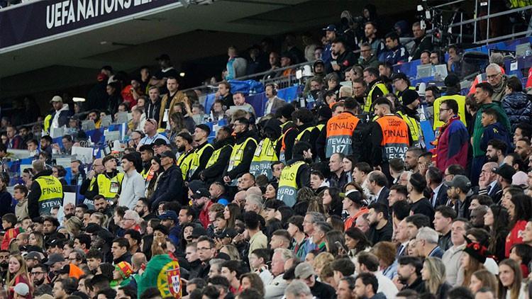 UEFA Uluslar Ligi final maçında bir taraftar hayatını kaybetti