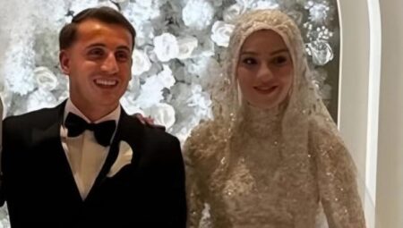 Ulusal futbolcu Kerem Aktürkoğlu Kocaeli’de evlendi!