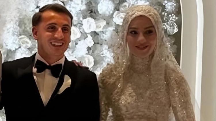 Ulusal futbolcu Kerem Aktürkoğlu Kocaeli’de evlendi!