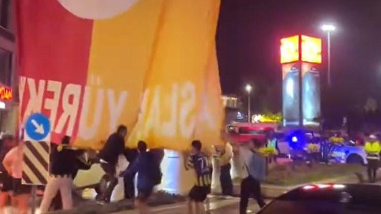 Yalova’da Galatasaray bayraklarına saldıran 3 Fenerbahçe taraftarına gözaltı